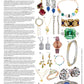 Tatler Magazine jewelry featuring the 7 diamond pillar earrings from the wandering jewel