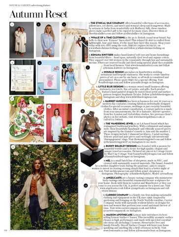 house and Garden autumn gift guide featuring the 7 diamond compass pendant from the wandering jewel