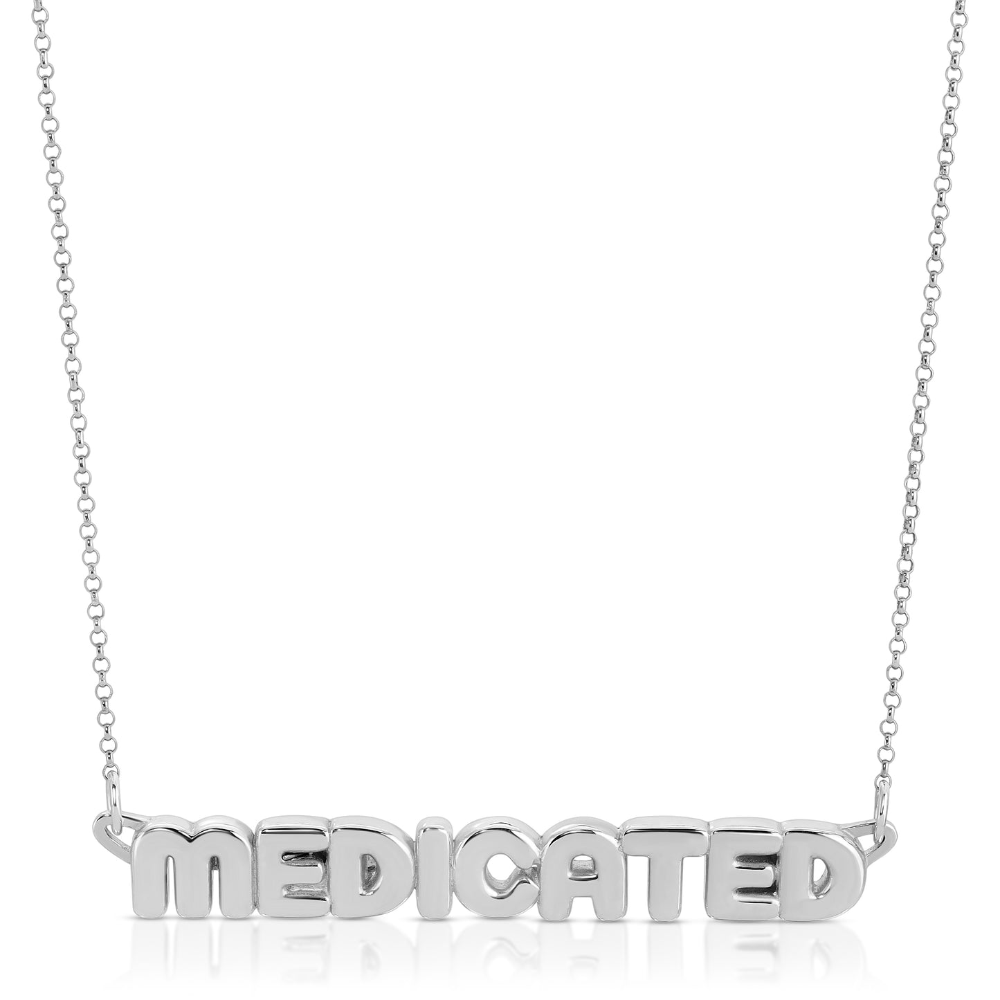 silver medicated necklace from the wandering jewel