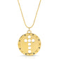7 Black Diamond Semper Fi Gold pendant necklace from the wandering jewel