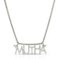 Mutha necklace in white gold