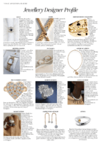 vogue jewelry designer profile featuring the Rose gold Fuckoff diamond heart ring from the wandering jewel