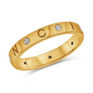 Gold and diamond citizen disengagement Ring from the wandering jewel