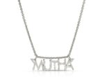 Mutha necklace in white gold from the wandering jewel