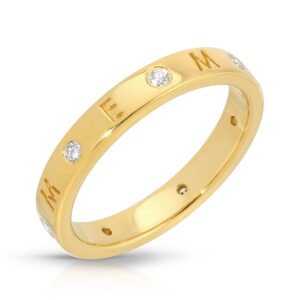 Mrs to Me Disengagement ring from the wandering jewel features 7 diamonds around  the band