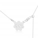 white gold World Map charm from the wandering jewel